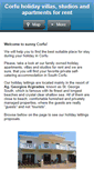 Mobile Screenshot of corfuholidaylettings.com